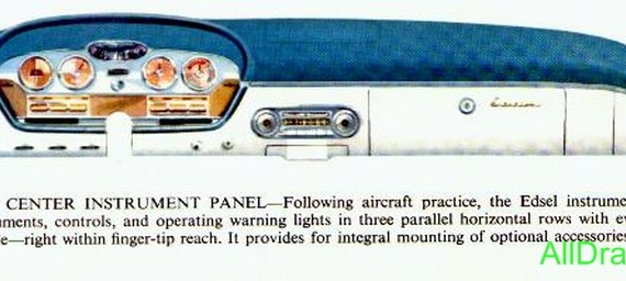 Edsel (1958) (Эдсел (1958)) - чертежи (рисунки) автомобиля